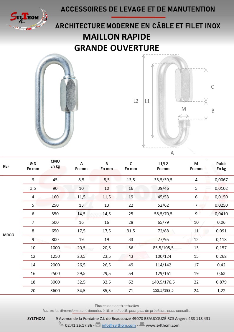 Emerillon attache rapide avec fermeture 4# - Agrafes - Emerillons - Anneaux  (2711418)